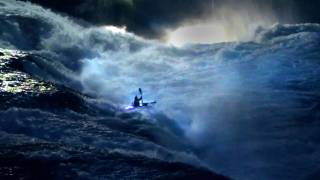 Nighttime kayaking down waterfalls  Rheinfall by Night [upl. by Llerrud]