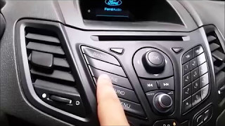 How To Enter Ford Fiesta Radio Code [upl. by Danella116]