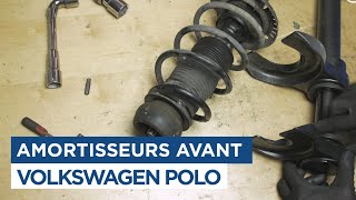 Changer les amortisseurs avant  Volkswagen Polo 5 [upl. by Haggerty]