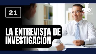 21 La entrevista de investigación  Metodología de la investigación científica [upl. by Kiraa]