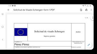 Formulario de Visado Schengen [upl. by Amabelle]