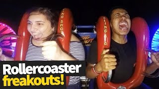 Hilarious Rollercoaster Moments  Funny Reactions and Fails [upl. by Nylaj]