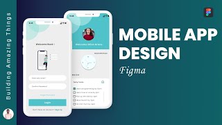 Figma Mobile App Design Tutorial [upl. by Ailima]