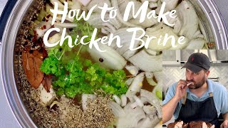 Chicken Brine Recipe  Wet and Dry [upl. by Auj107]