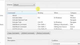 Manage Keyboard Shortcuts in Eclipse [upl. by Berkeley]