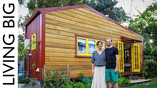 Couple Build Incredible Handcrafted Tiny House [upl. by Roma]