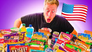 CALFREEZY Tries AMERICAN CANDY [upl. by Mukund]