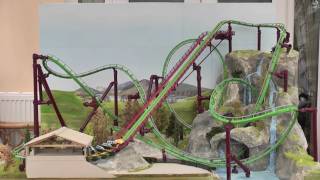 Highly Detailed CoasterDynamix Roller Coaster Model [upl. by Renwick]