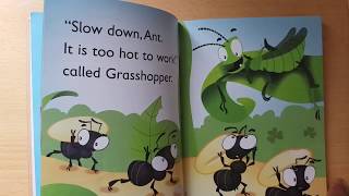 THE ANT AND THE GRASSHOPPER Aesops Fables  CHILDRENS BOOK READ ALOUD [upl. by Nide204]