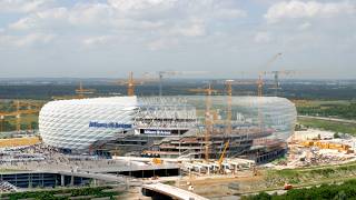 Allianz Arena Munich Germany time lapse  panTerra [upl. by Ayam]