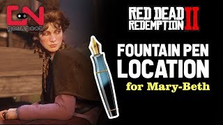 Red Dead Redemption 2  Fountain Pen Location  Mary Beth [upl. by Dugan]