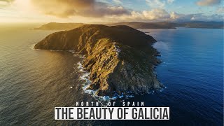 The Beauty of Galicia  4K Aerial Video from the North of Spain [upl. by Ellehcam]