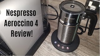 Nespresso Aeroccino 4 Milk Frother Review  Worth upgrading from the Aeroccino 3 [upl. by Sagerman]