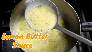 LEMON BUTTER SAUCE  TIPS TO PREVENT SPLIT  SAUCES RECIPE [upl. by Salman]