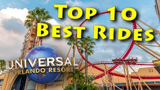 Top 10 BEST Rides at Universal Orlando  2020 [upl. by Rein559]