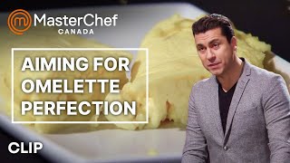 Omelette Perfection in 4 Minutes  MasterChef Canada  MasterChef World [upl. by Sadler]