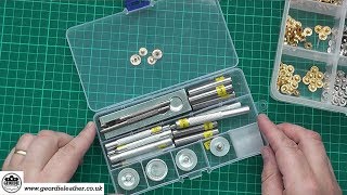 15 Snap Fasteners  Press Studs  Leather Work For Beginners [upl. by Basil]