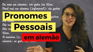 Pronomes pessoais em alemão  Aula completa [upl. by Jolynn507]