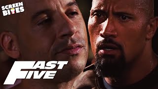 The Rock and Vin Diesels Furious Confrontation  Hobbs VS Toretto  Fast Five 2011  Screen Bites [upl. by Emearg]