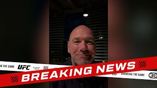 BREAKING NEWS FROM UFC PRESIDENT DANA WHITE  DECEMBER 21 2023 [upl. by Cati]