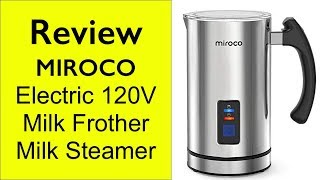 Review Miroco Milk Frother  How to make froth milk at home [upl. by Ahsiekin]