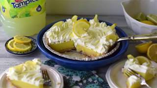 Easy No Bake Lemon Pie [upl. by Ocsecnarf]