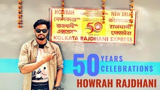 Indias first Howrah Rajdhani Express celebrating 50 years 😍 [upl. by Haikan]