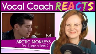 Vocal Coach reacts to Arctic Monkeys  Do I Wanna Know Alex Turner Live [upl. by Filippa]