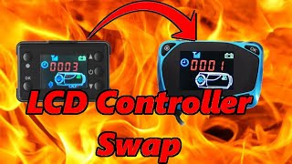 Diesel Heater Controller Swap  Black style to blue LCD controller [upl. by Nirtiac]