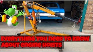 How To Use An Engine Hoist [upl. by Ellak]