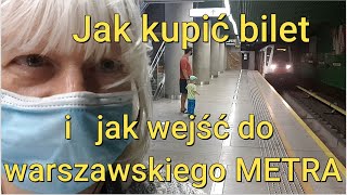 Jak kupić bilet i wejść do Metra w Warszawie 16 [upl. by Tnelc]