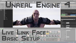 UE4  Live Link Face  Custom Character  Basic Setup [upl. by Dannie]