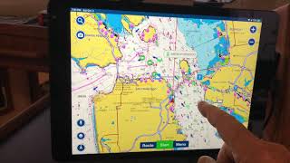 Navionics on iPad integration with AIS [upl. by Ainivad]