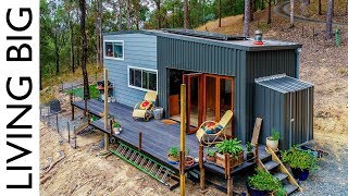 Spacious DIY OffTheGrid Tiny House [upl. by Fougere411]