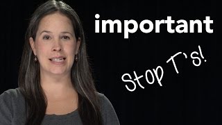 How to Pronounce IMPORTANT  American English [upl. by Ahsel]