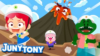 🌋Volcano Adventure  Adventure Songs for Kids  Preschool Songs  JunyTony [upl. by Giannini406]