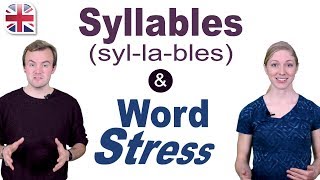 Syllables and Word Stress  English Pronunciation Lesson [upl. by Obola]