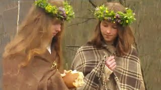 Lithuanian pagan folk song  Jurginių liaudies daina  Geras vakaras [upl. by Lomaj512]