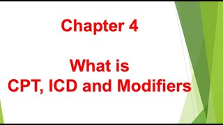 Basics of US Healthcare Chapter 4  What is CPT ICD and Modifiers [upl. by Coray]