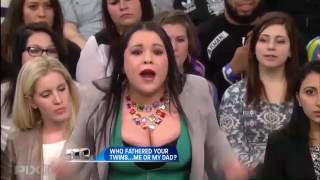 The Maury Show  Paternity test explodes in backstage drama [upl. by Nnyllatsyrc]