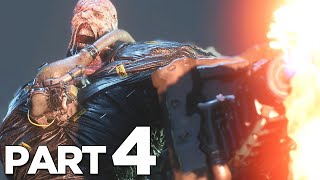 FIRST NEMESIS BOSS FIGHT in RESIDENT EVIL 3 REMAKE Walkthrough Gameplay Part 4 RE3 NEMESIS [upl. by Jacquelyn607]