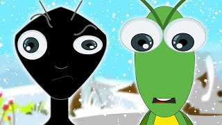 Aesops Fables  The Ants and The Grasshopper  Hooplakidz [upl. by Adamik]