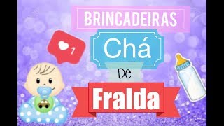 5 Brincadeiras para CHÁ de FRALDABEBÊ [upl. by Adran]