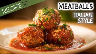 Secret to Juicy Italian Style Meatballs [upl. by Livingstone47]