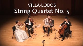 String Quartet No 5 • VillaLobos • Revento Quartet [upl. by Divine]