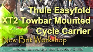 Thule Easyfold XT2 Towbar Mounted Cycle Carrier [upl. by Pearce]