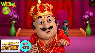 Motu Patlu Cartoons In Hindi  Animated cartoon  Prince Motu Wow Kidz [upl. by Znieh697]