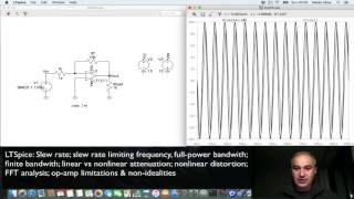 LTSpice SlewRate FullPower Bandwith FFT Analysis [upl. by Rakabuba666]