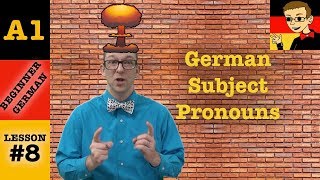 German Subject Pronouns  Beginner German with Herr Antrim Lesson 81 [upl. by Nylzor]