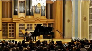 Stephanie ELBAZ plays ALKAN Concerto for solo piano in live [upl. by Ahsilif748]